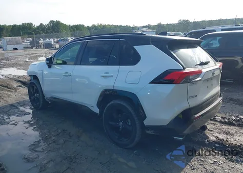 2020 Toyota Rav4 Hybrid Xse из США, поврежденный, VIN JTME6RFVXLD501549